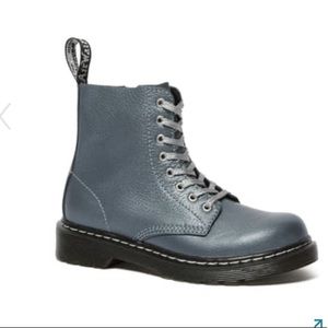 Dr. Martens combat boots gun metal Women's 5/Youth 4/EU 36.  New in Box.